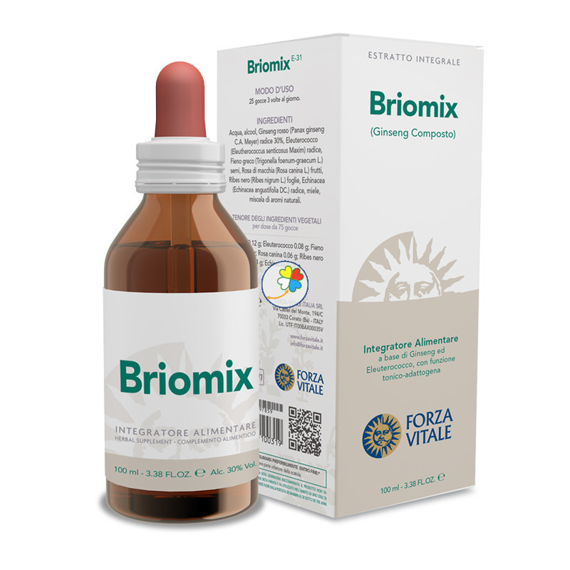 BRIOMIX (GINSENG COMPOSTO) 100Ml. FORZA VITALE FORZA VITALE