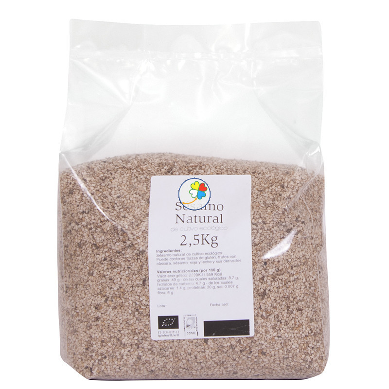 SESAMO NATURAL BIO 2,5Kg. SOL NATURAL