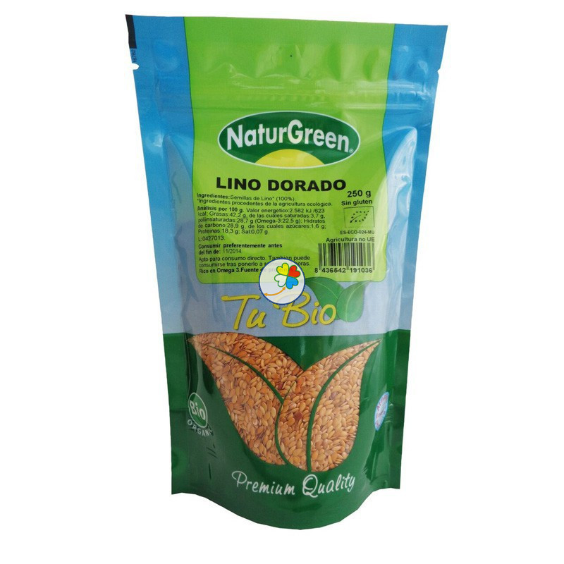 LINO DORADO BIO 250Gr. NATURGREEN